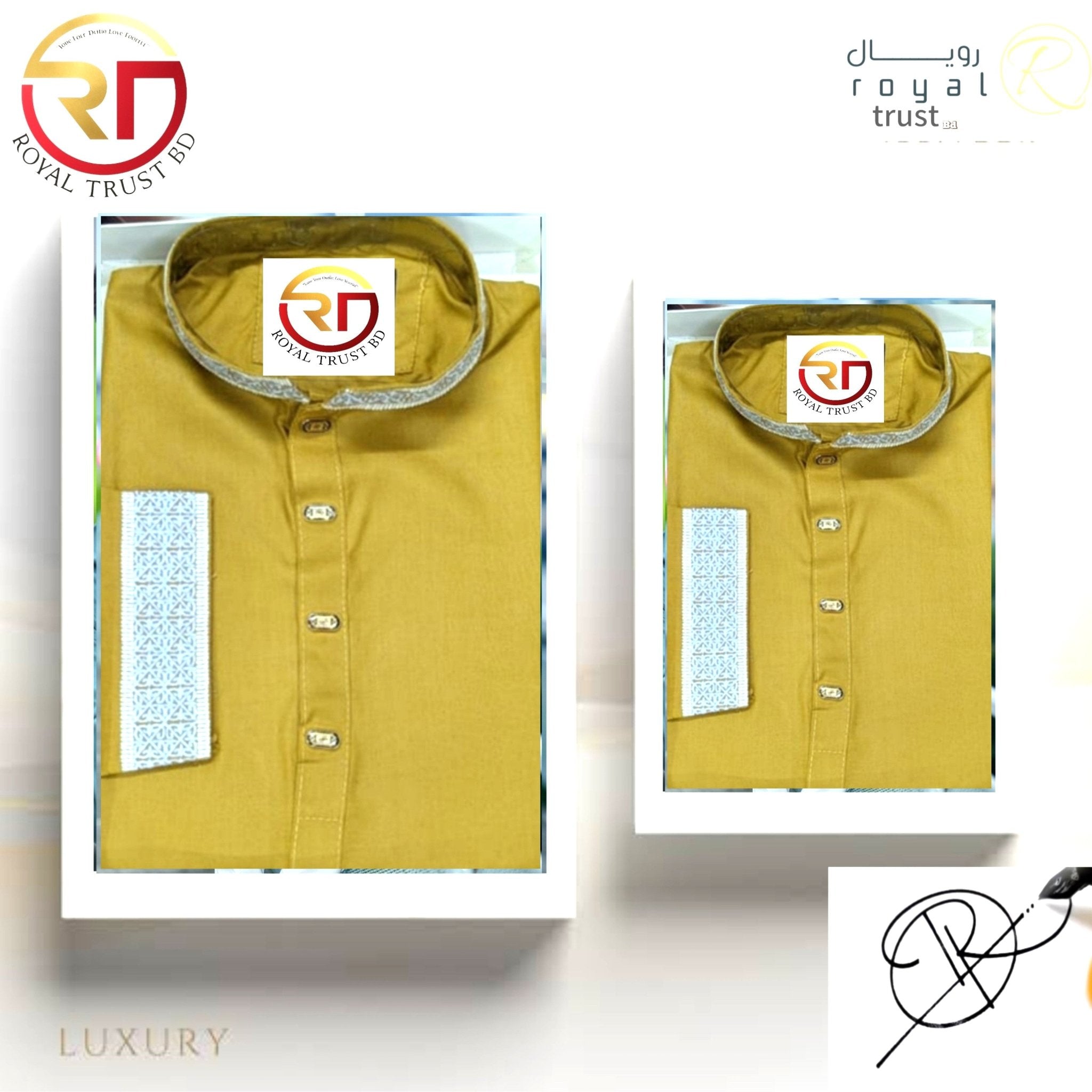 Soft Cotton Style - Premium Golden Color - Royal Trust BD